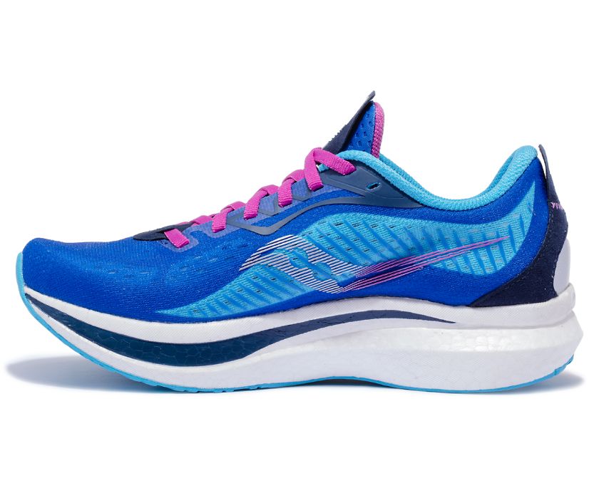 Saucony Endorphin Speed 2 Women's Running Shoes Blue / Pink | Canada 118FDNM